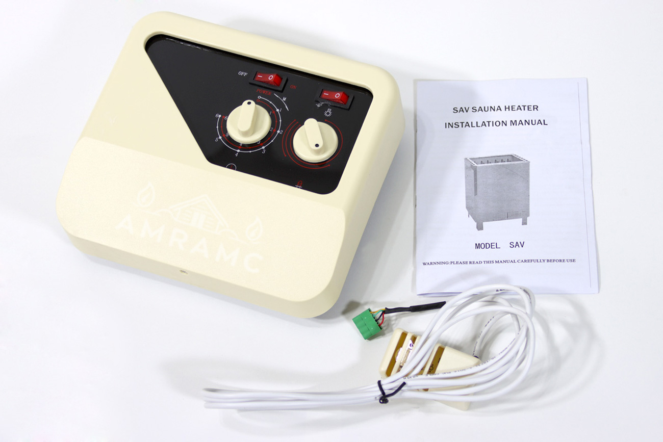 פיקוד חיצוני לניהול תנור סאונה בטווח 3-9KW