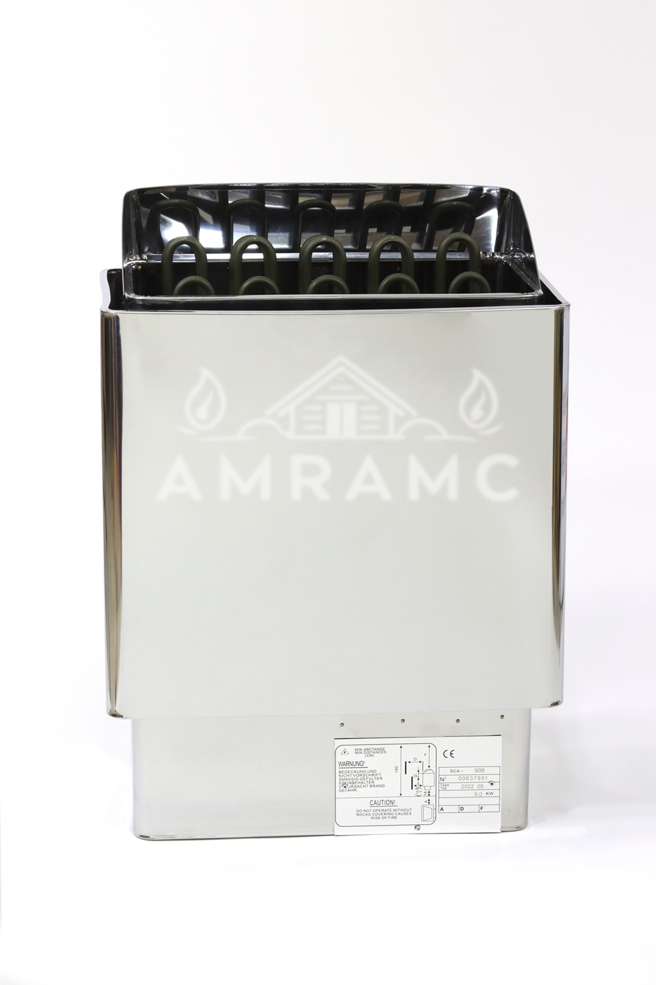 תנור סאונה 9KW לחיבור תלת פאזי