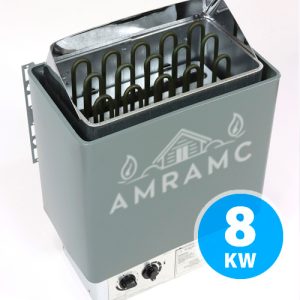 תנור סאונה יבשה 8KW עם פיקוד עצמי