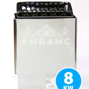 תנור סאונה 8KW מנירוסטה חימום מהיר פיקוד דיגיטלי
