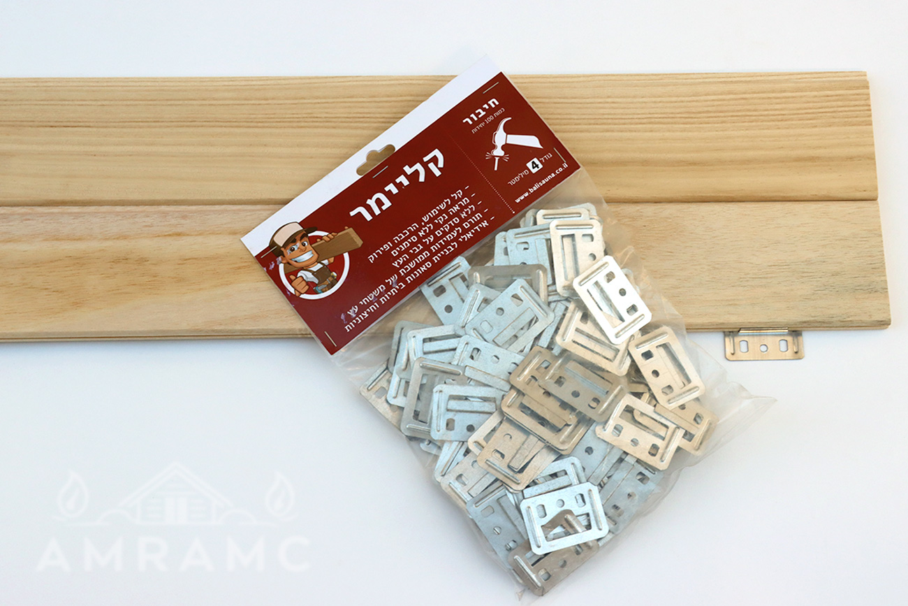 חיבור עץ בסאונה ללא מסמרים