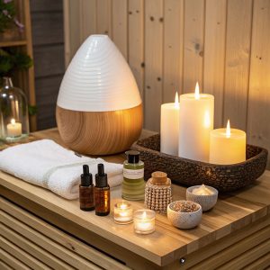 Essential Sauna Aromatherapy and Lighting Accessories